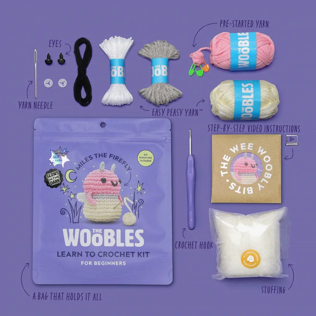 Miles the Firefly Crochet Kit - Image 3