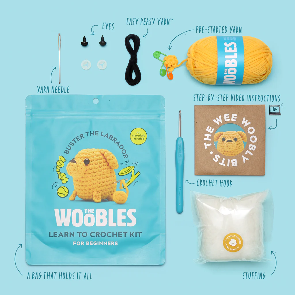 Buster the Labrador Crochet Kit - Image 4