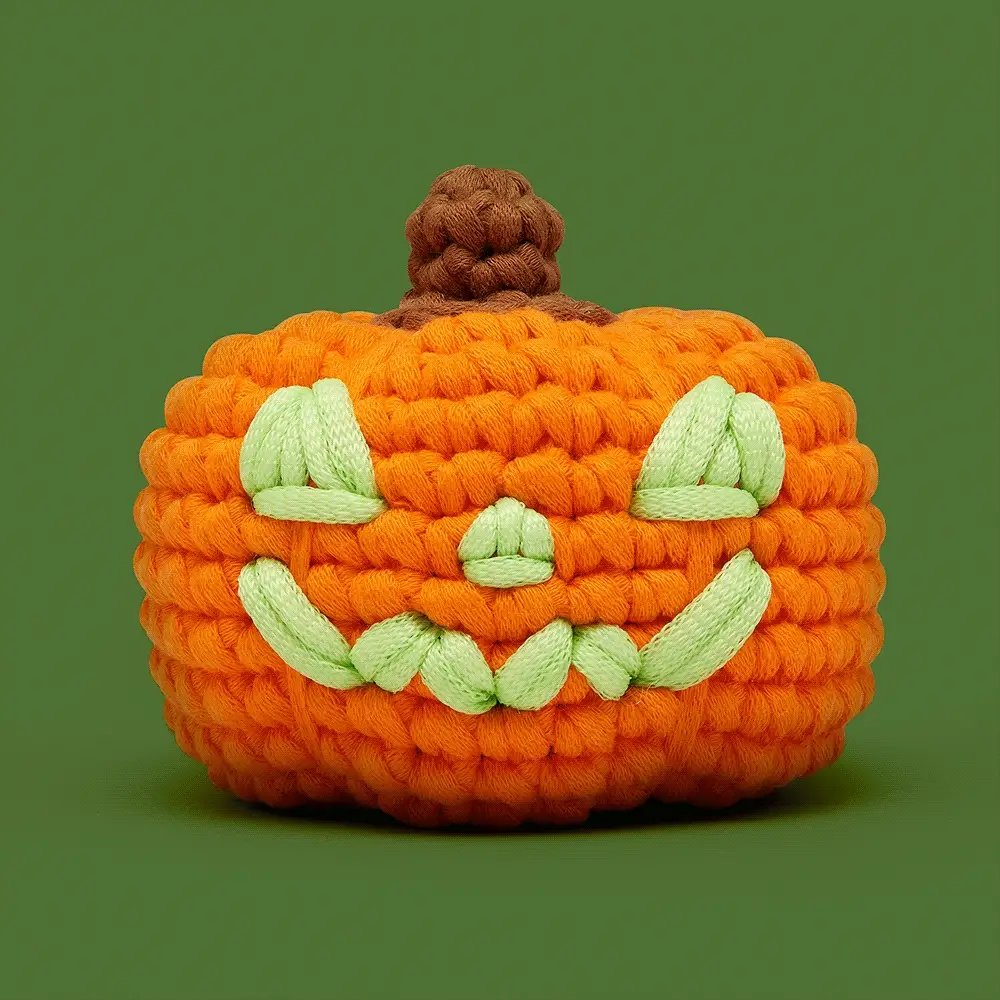 Hal the Jack-o'-lantern Crochet Kit - Image 2