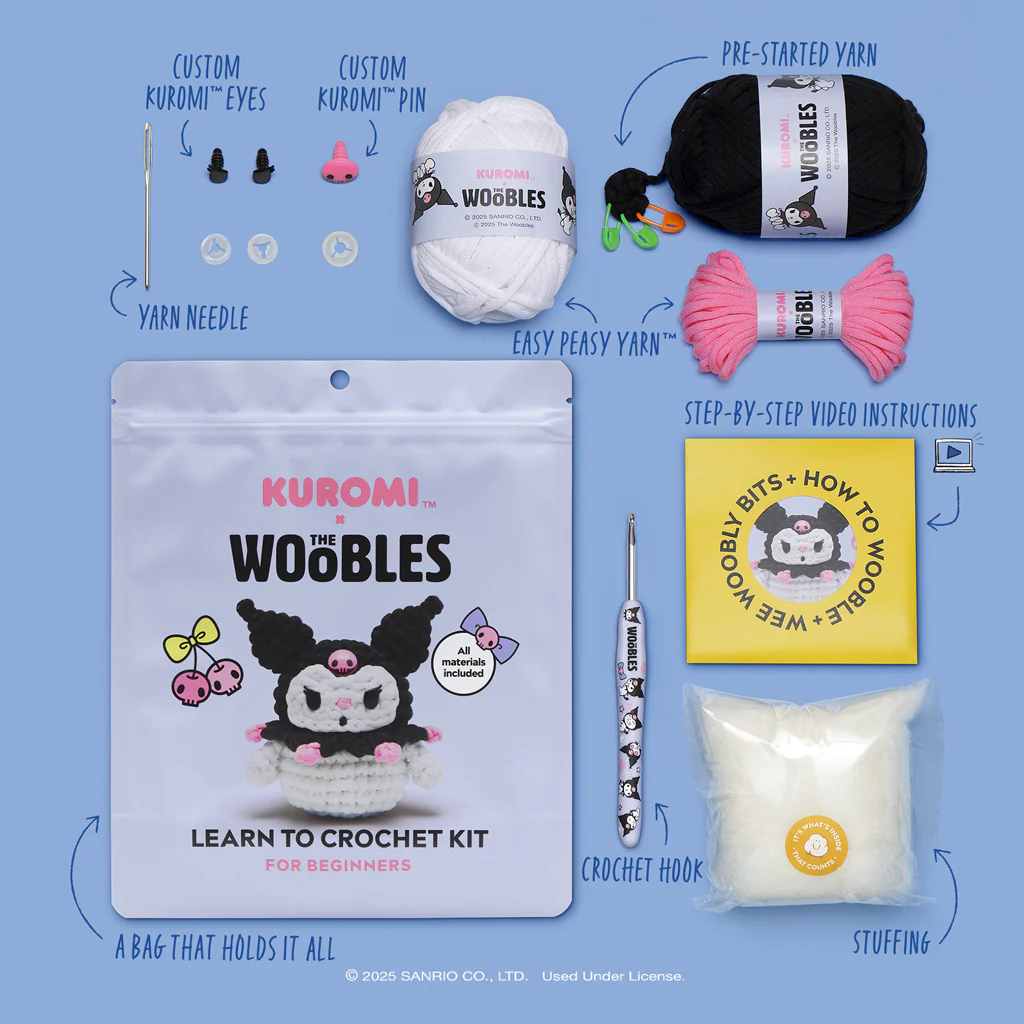 Kuromi™ Crochet Kit - Image 5