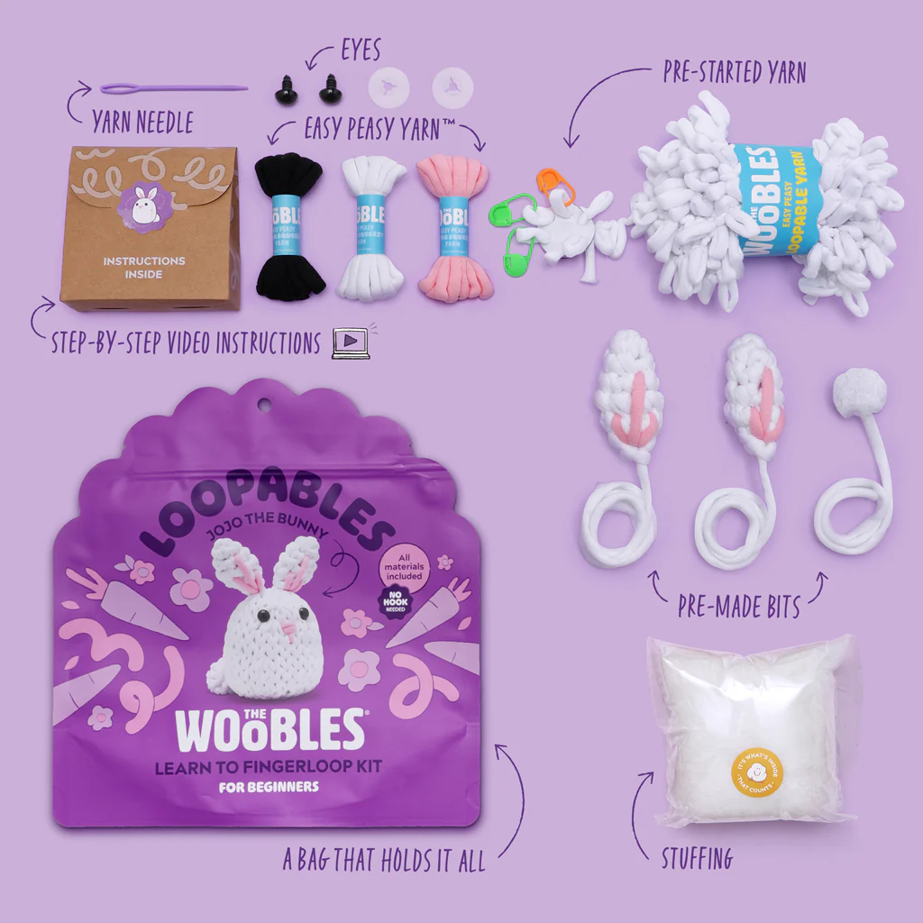 Jojo the Bunny Loopables Kit - Image 3