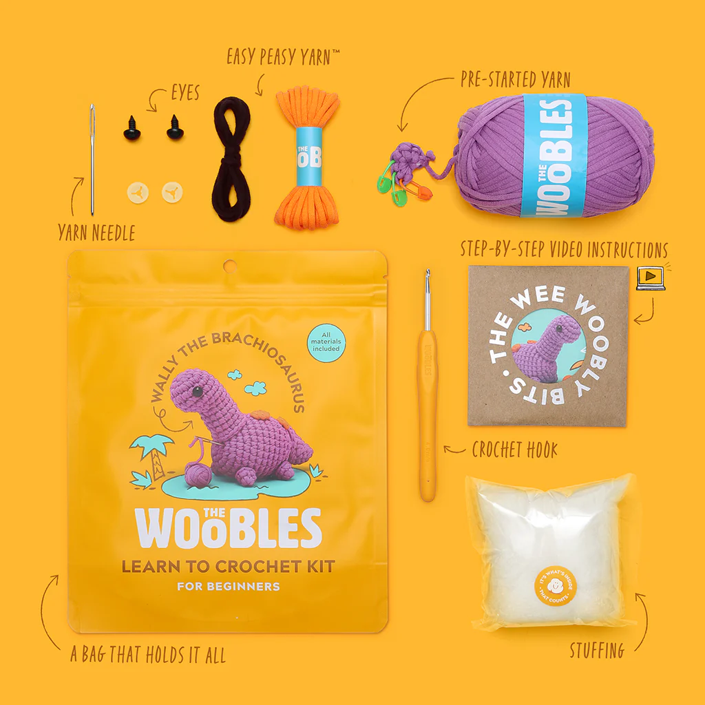 Wally the Brachiosaurus Crochet Kit - Image 3