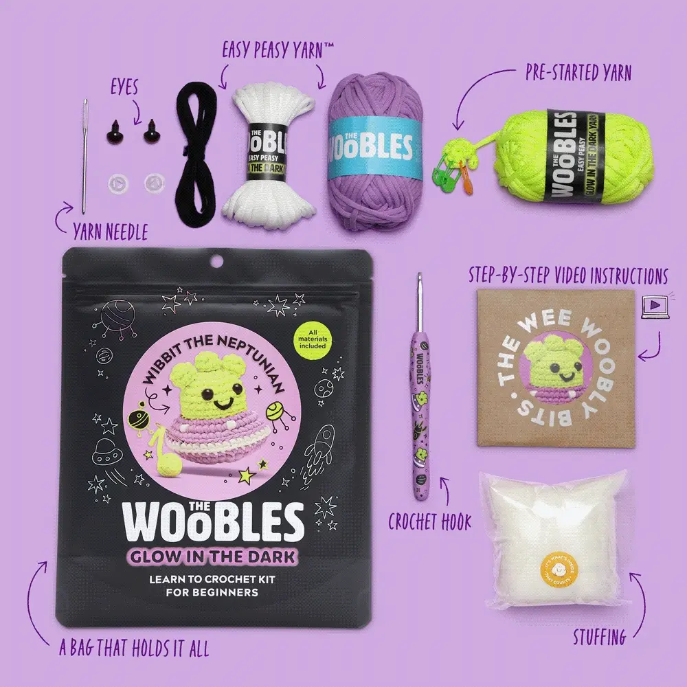 Wibbit the Neptunian Crochet Kit - Image 6