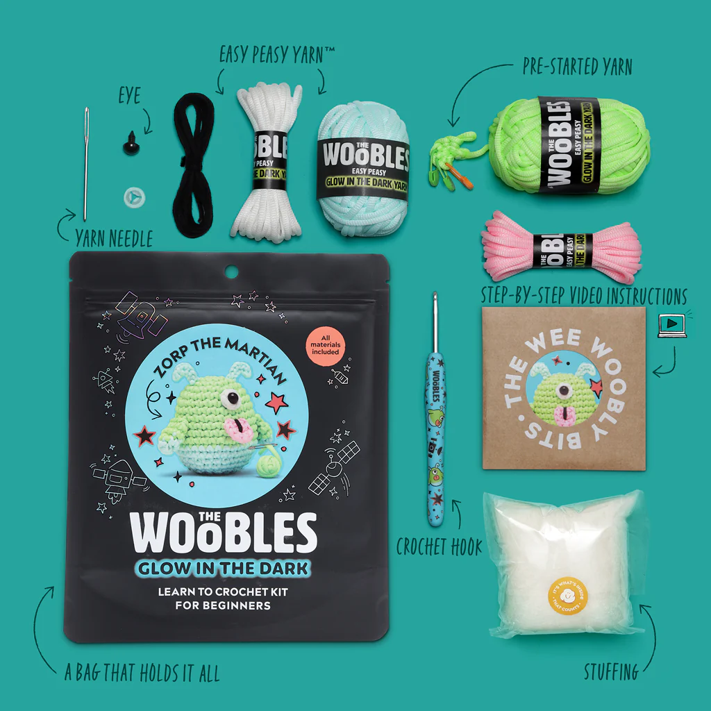 Zorp the Martian Crochet Kit - Image 5
